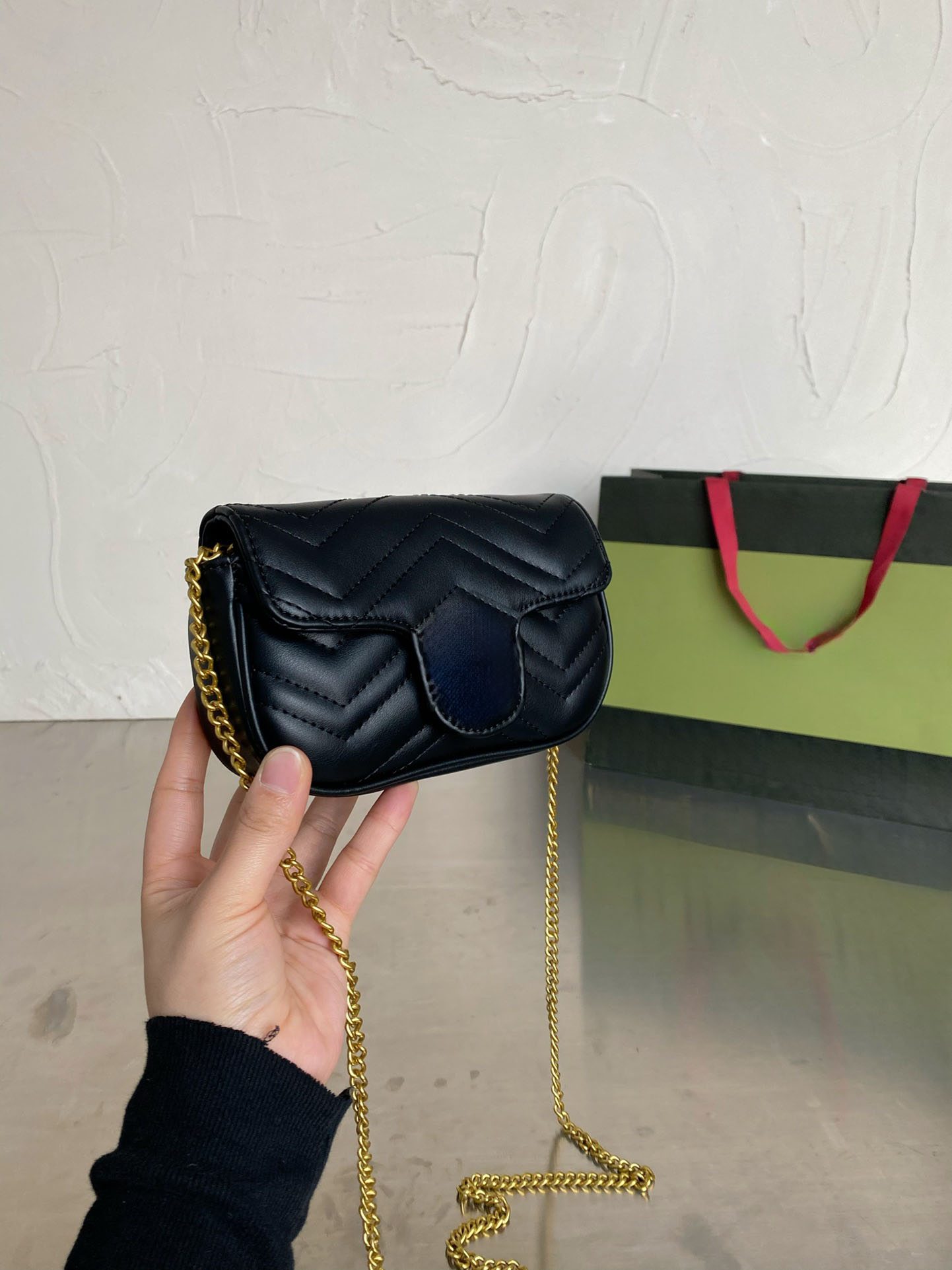 Nya damer lyxiga shoppingväska kosmetisk väska designer handväska plånbok kortväska mode väska 3-i-1 kombination väska ko väska crossbody väska mobiltelefon väska