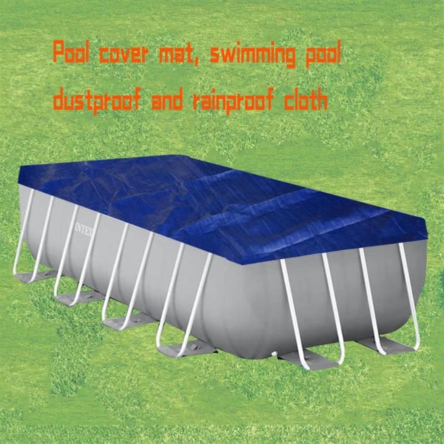 Swimming Pool Cover Suitable Square Swimming Pools Accessory Waterproof Rainproof Dust Cover Tarpaulin Garden Pools Accessories217R