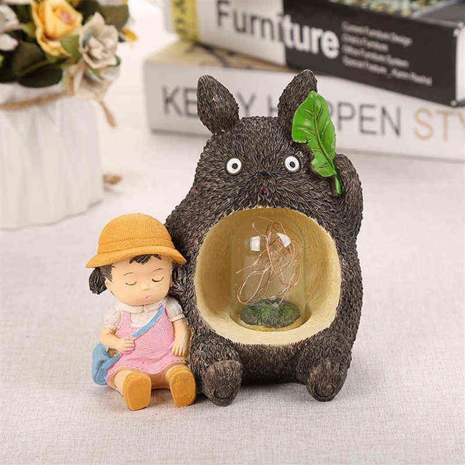 Hayao Miyazaki الرسوم المتحركة Totoro Totoro نموذج TOY LED LIGH