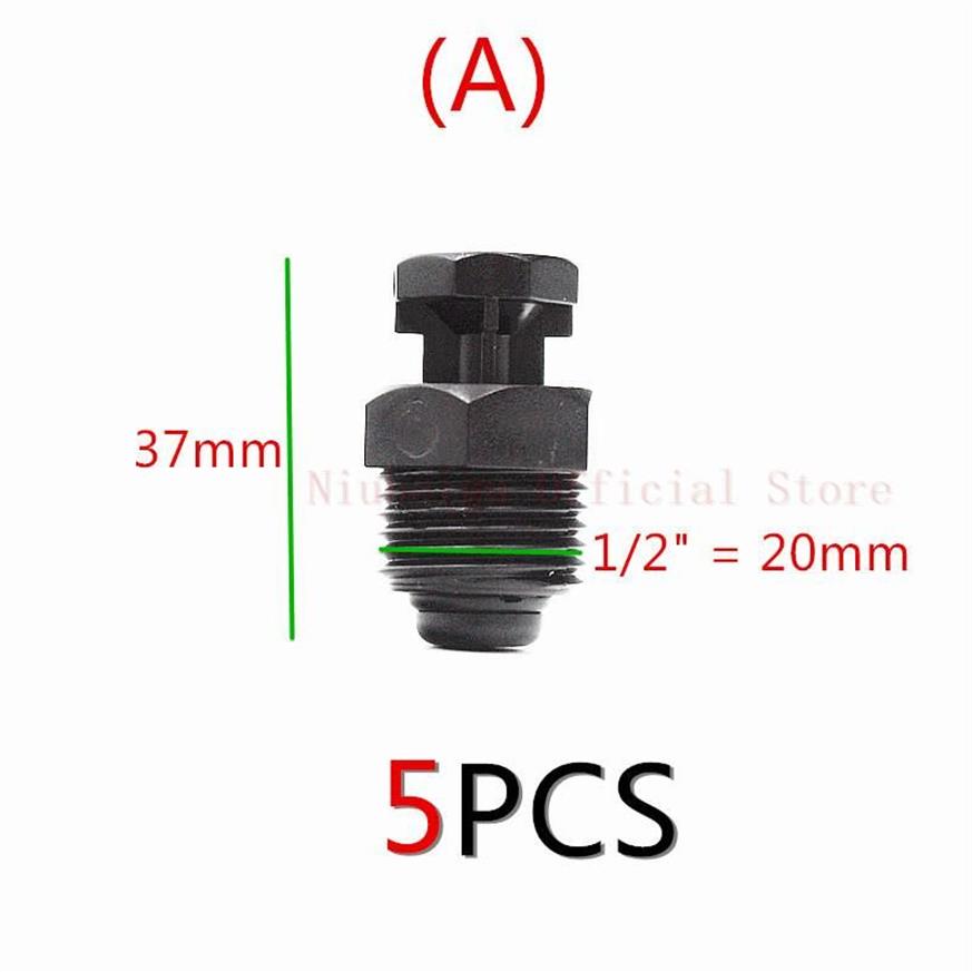 Equipamentos de rega 1/2/3/4/1 Válvula de alívio de vácuo de ar de plástico para instalações de gotejamento de irrigação Vent Micro D290o