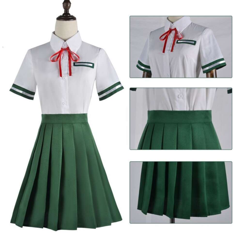 Anime Iwado Cosplay JK Uniform Skirt Suzume No Tojimari Heroine Wig Accessories Halloween Stage Costumes Hairpiece