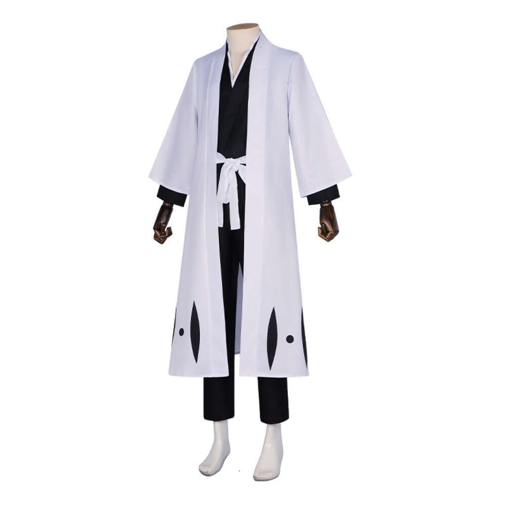 Wybielacz Cosplay Costume Soul Socjan Geti Kapitan Kimono ustawił Aizen Sousuke Kuchiki Byakuya Die Pa Unohana Retsu Soi Fon