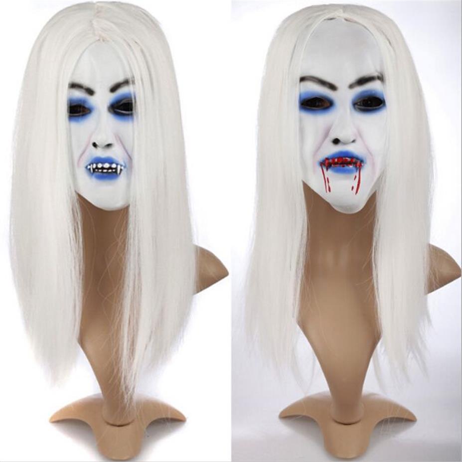 Cosplay Peroga Scary Mask Banshee Ghost Halloween Costume Akcesoria Costume Party Party Maski 342k