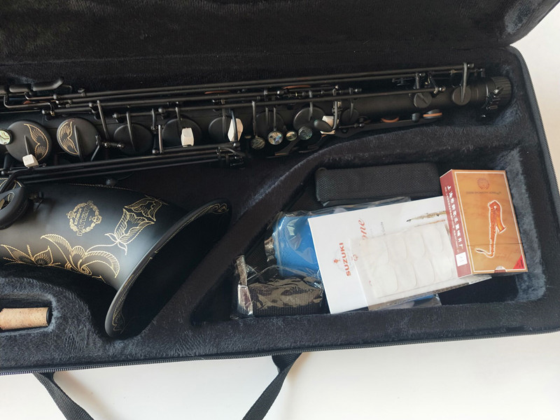 أفضل جودة احترافية جديدة Suzuk Tenor Saxophone B Flat Music Music Woodwider Instrument