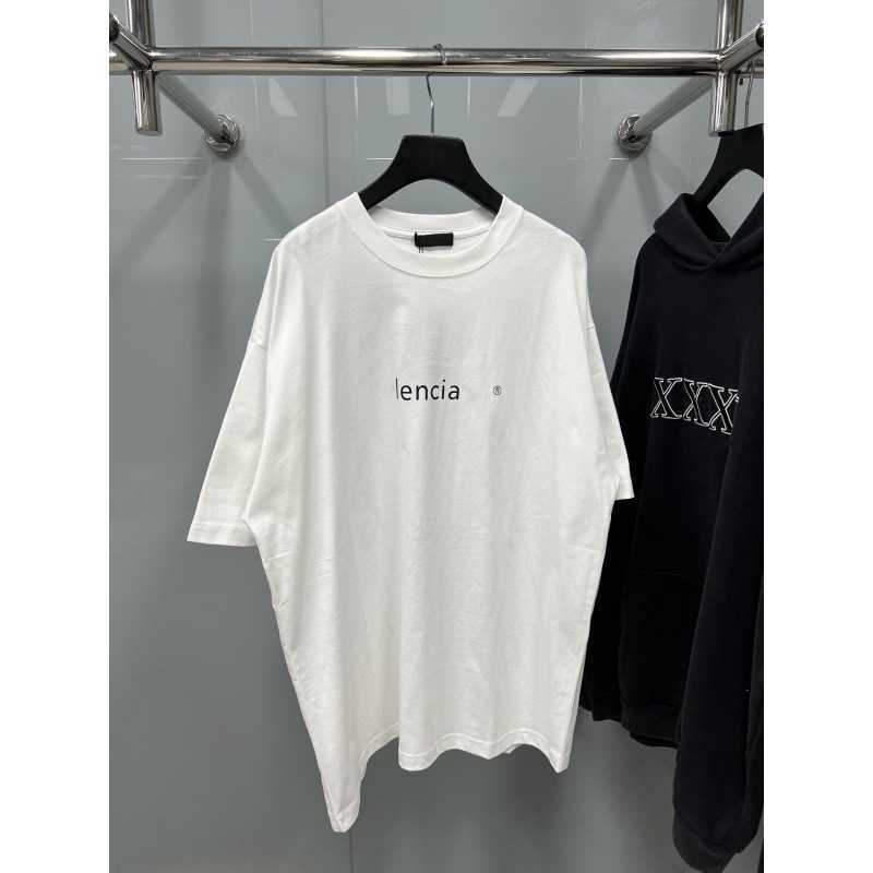 2023 New Women's High Quality Tshirt Shirt Edition Rótulo Adesivo Letra Inglês Letra Impressão T-shirt Loose