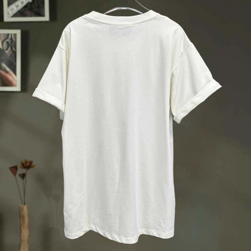 Designer nouvelles femmes t-shirt Shirt Korean Summer 2023 Product Radiant Letter Print T-shirt Sleeve Label