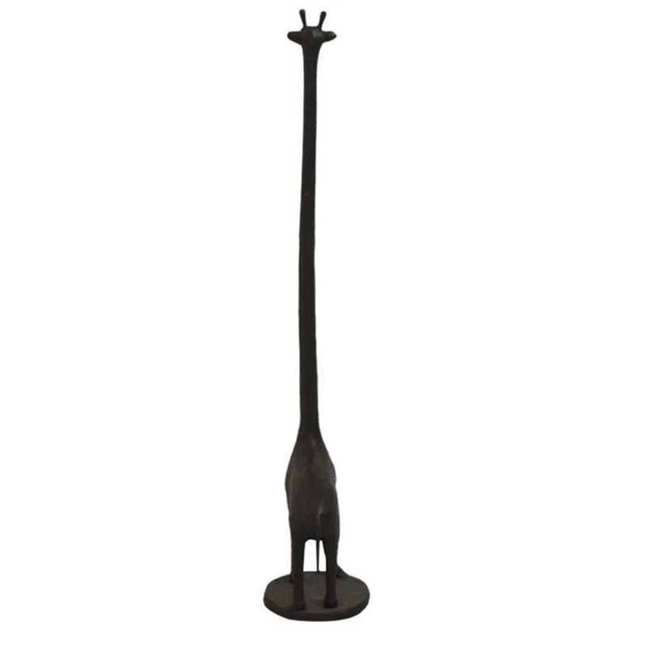 Towel Standing Cast Iron Giraffe Holder Versatile Decorative Bathroom Toilet Paper Y200108200P