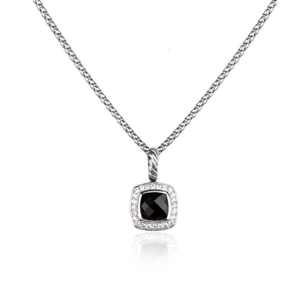 Diamond Pendant Necklaces Dy Jewelry Chain Necklace Designers Men Womens Fashion Black Onyx Petite Vintage Hip Hop Chain Pendants 327K