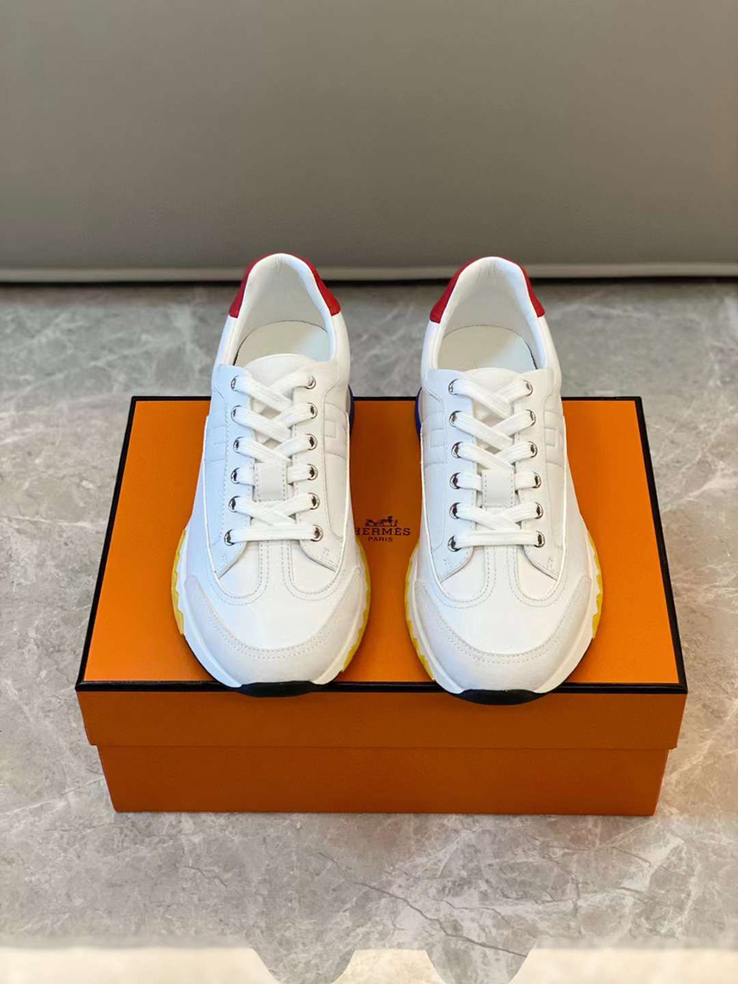 Mode män klänning skor få löpande sneakers italien original elastiska band låga toppar gummi vit brun mocka läder multicolor designer walk sportskor box eu 38-45