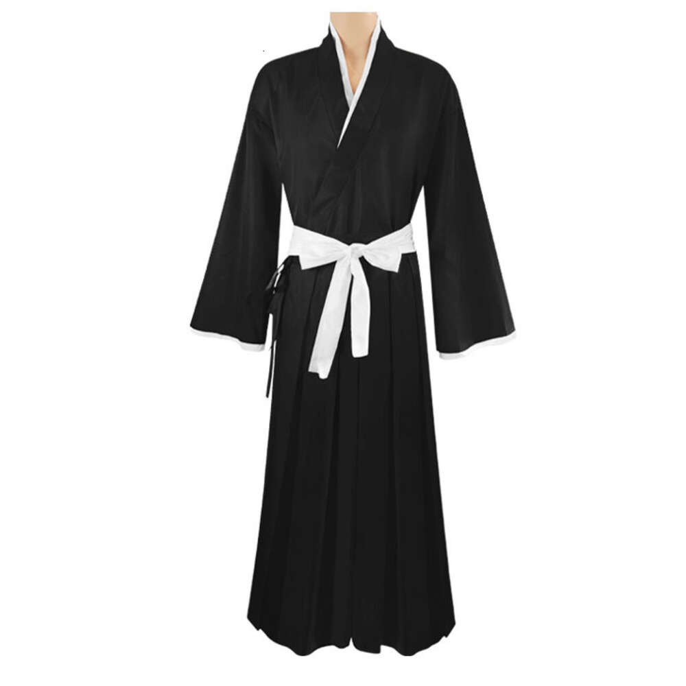Bleach Kuchiki Rukia Cosplay Kostüme Kurosaki Ichigo Die Pa Soul Society Shinigami Kimono Komplettes Outfit Tausendjähriger Blutkrieg