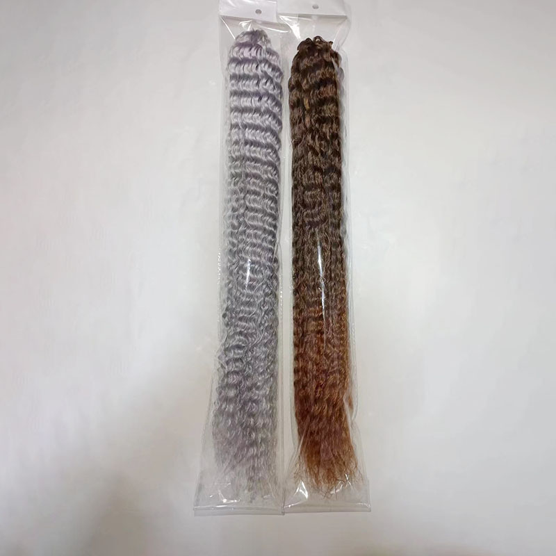 Wholesale of large-sized synthetic fibers, Brazilian curly and extra long African twisted curly crochet hair