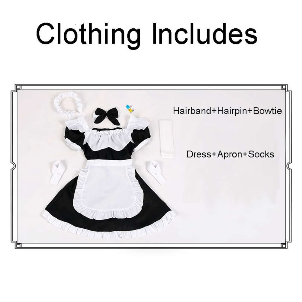 Bocchi Rock Gotoh Hitori Cosplay robe et perruques Anime la tenue fête d'halloween femmes de chambre uniforme jupes