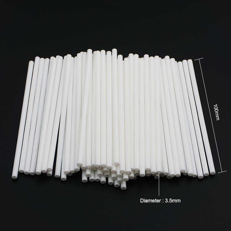 NIEUW 100/PLASTIC Lollipop Stick Safe White Diy Baking Accessories Schimmel Cake Chocolade Sugar Candy Lollypop Bakgereedschap