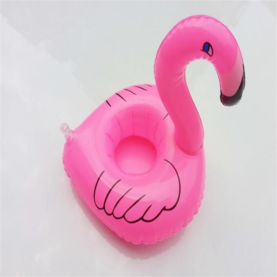 Colchões de ar de para copo inflável flamingo bebidas piscina de copo piscina flutuadores de brinquedos de brinquedo de natação3252