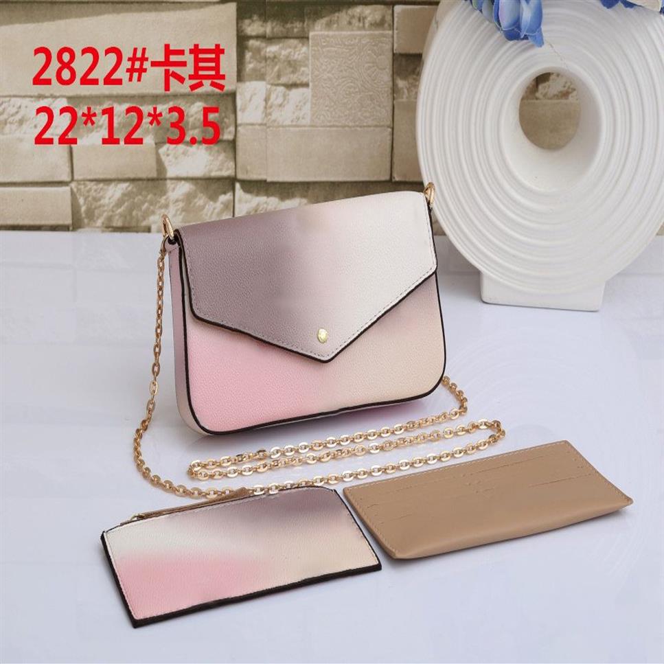brand designer Women Messenger Leather handbag Shoulder Evening Bag high quality wallet coin purse card holders flower embossed pa200q