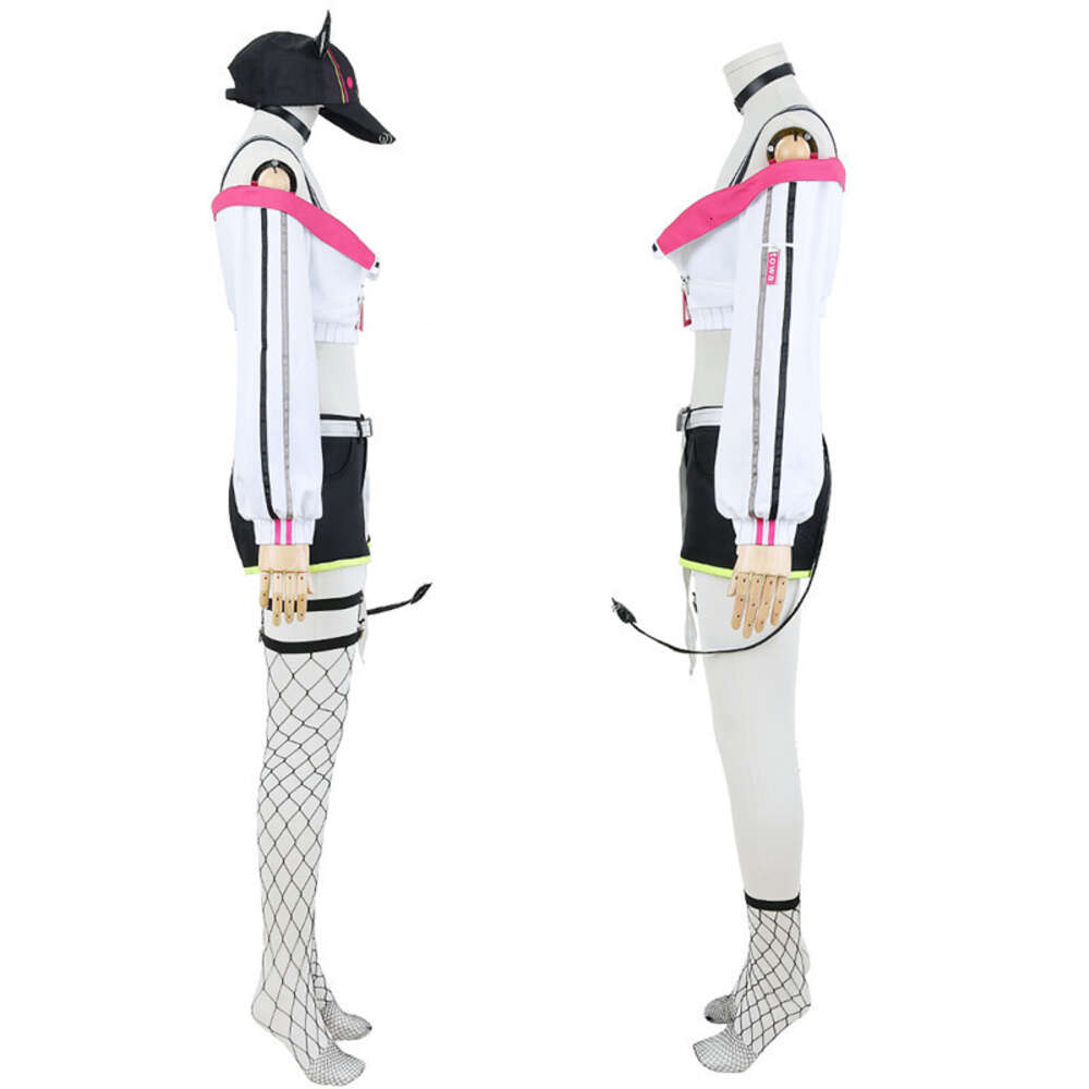 Hololive Tokoyami Towa Cosplay Costume and Hat Vtuber s Wig Headgear Halloween Virtual YouTuber Sexy Clothing