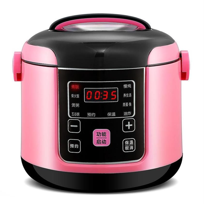 2L Smart Electric Rice Cooker Intelligent Automatic Kitchen Cooker Portable Preservation Rice Cooking Machin Multicooker285G