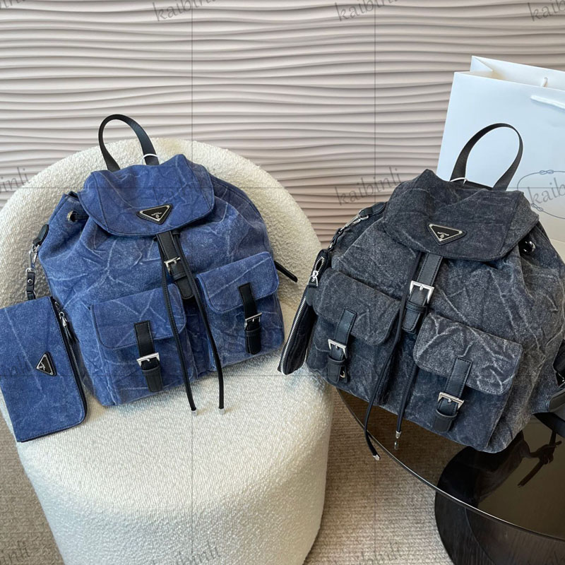 Tasarımcı Sırt Çantası Crossbody Unisex Tasarımcı Sling Çantaları Erkekler Kadın Denim Naylon Kumaş Okul Çantası Gündelik Hafta Sonu Çanta Su Geçirmez Kumaş Çantası