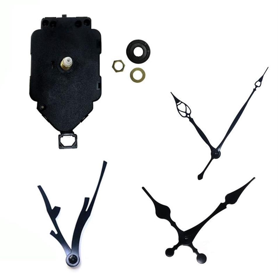 Horloges murales Reloj de Pared Silent Quartz Clock Mouvement Pendule avec aiguilles Accessoires de réparation de haute qualité Hanging281B