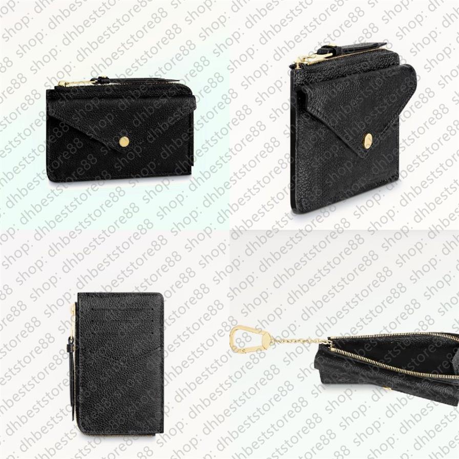 Solder de carte recto verso m69431 avec pockier plat de la mode à la mode plate pour femmes mini-zippy portefeuille portefeuille sac à main 2550z