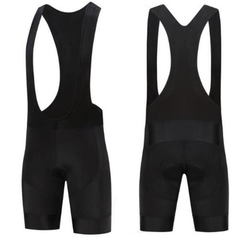 Pure Black Cycling Shorts 5D Gel Pad Bib Short Mtb Pants Män Kvinnor Cykelcykel Summer Cykelkläder246C