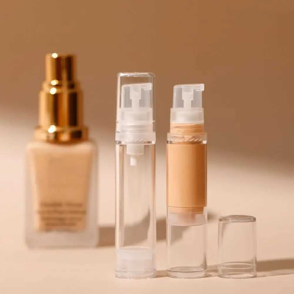 5/10/15 ml Vakuum Flasche Presse Flüssige Foundation Lotion Augen Creme Leere Nachfüllbare Kosmetische Behälter Tragbare Make-Up werkzeug