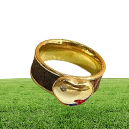 Anel de luxo jóias designer anéis mulheres casamento amor encantos nunca desaparecer suprimentos preto branco 18k banhado a ouro aço inoxidável fino 3632327