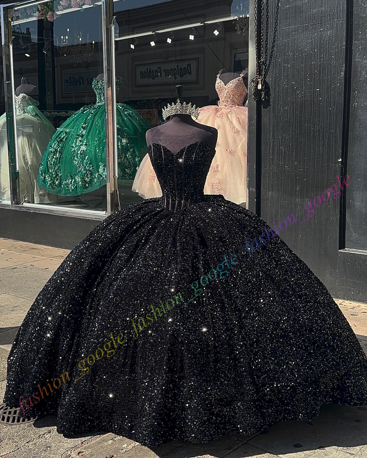 فستان quinceanera اللامع قابلة للفصل pouf sleeve debutante ball Quince Quince Sweet 15/16 Birthday Party Virt for 15th Girl Drama Winter Sconsal Prom Gala Wine