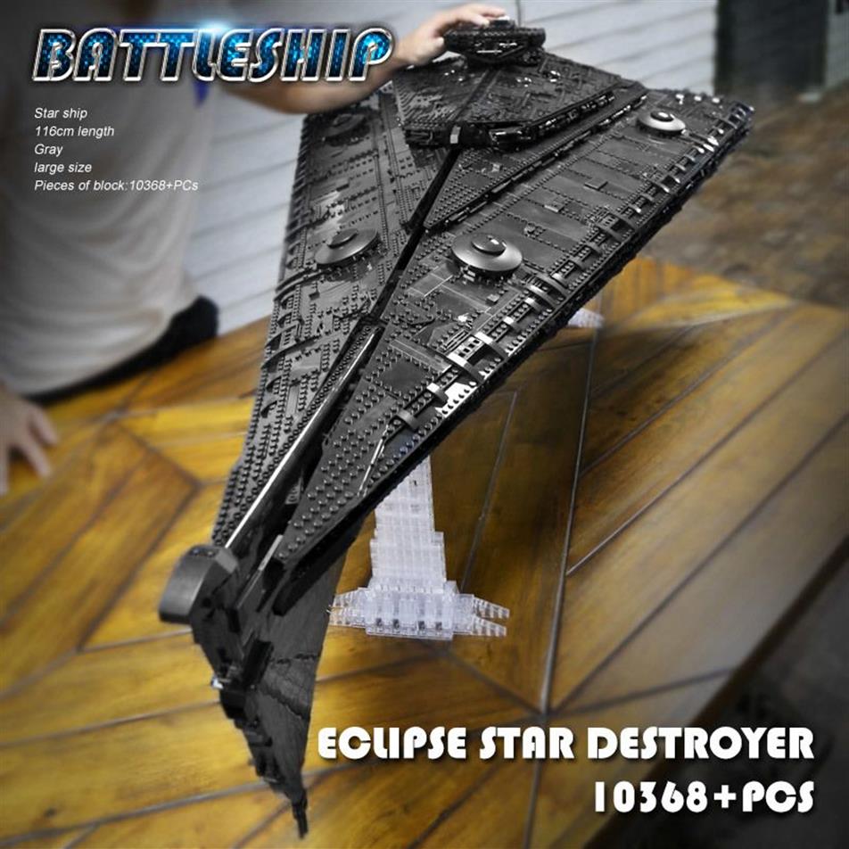 Stampo Re Building Blocks Star plan MOC Eclipse-Class Dreadnought Set UCS Fighters Assemblare Mattoni Bambini Giocattoli FAI DA TE Regali Di Compleanno C251z