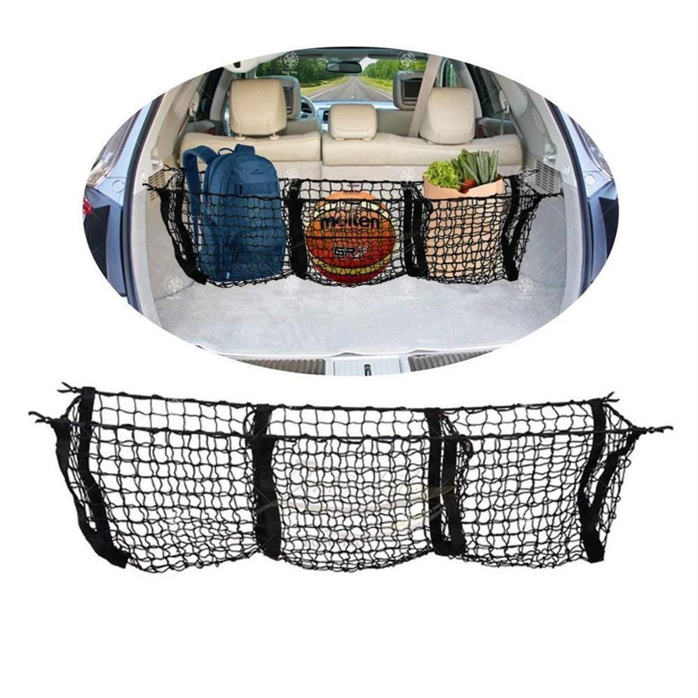 Organisateur de voitures de rangement de camions arrière Sac à bagages filets à crochet filet pour Ford Atlas Supper Duty Ranger Accessoires LJ201119238N