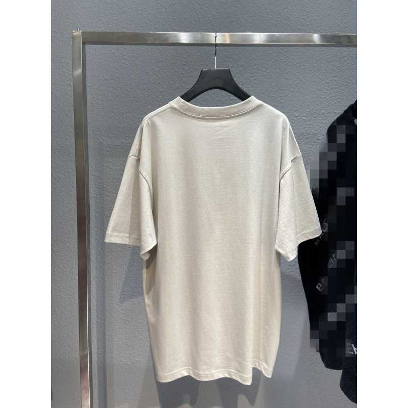 2023 New Women's High quality tshirt Shirt {Straight} Correct Label Mosaic Week Letters Relaxed Casual Round Neck Sleeve
