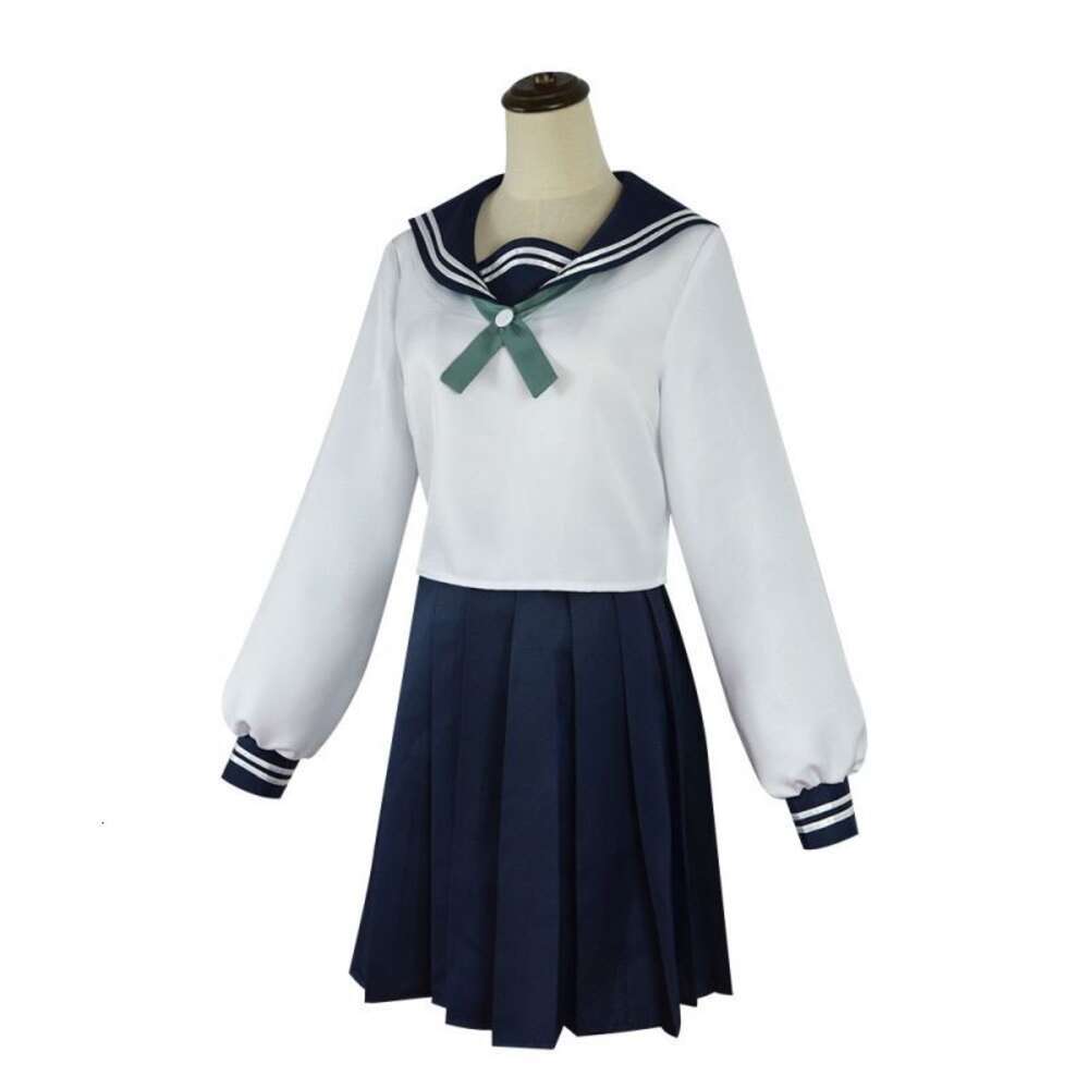 Anime amanai cosplay terno de marinheiro e peruca jujutsu kaisen uniforme escolar saia halloween trajes riko s