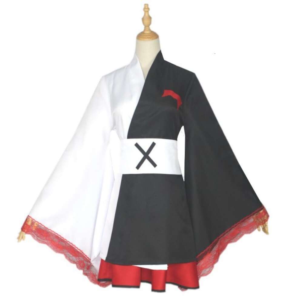 Anime Monokuma Cosplay Costumes Danganronpa Anthropomorphic Female Kimono Halloween Carnival Kuma Dress Up