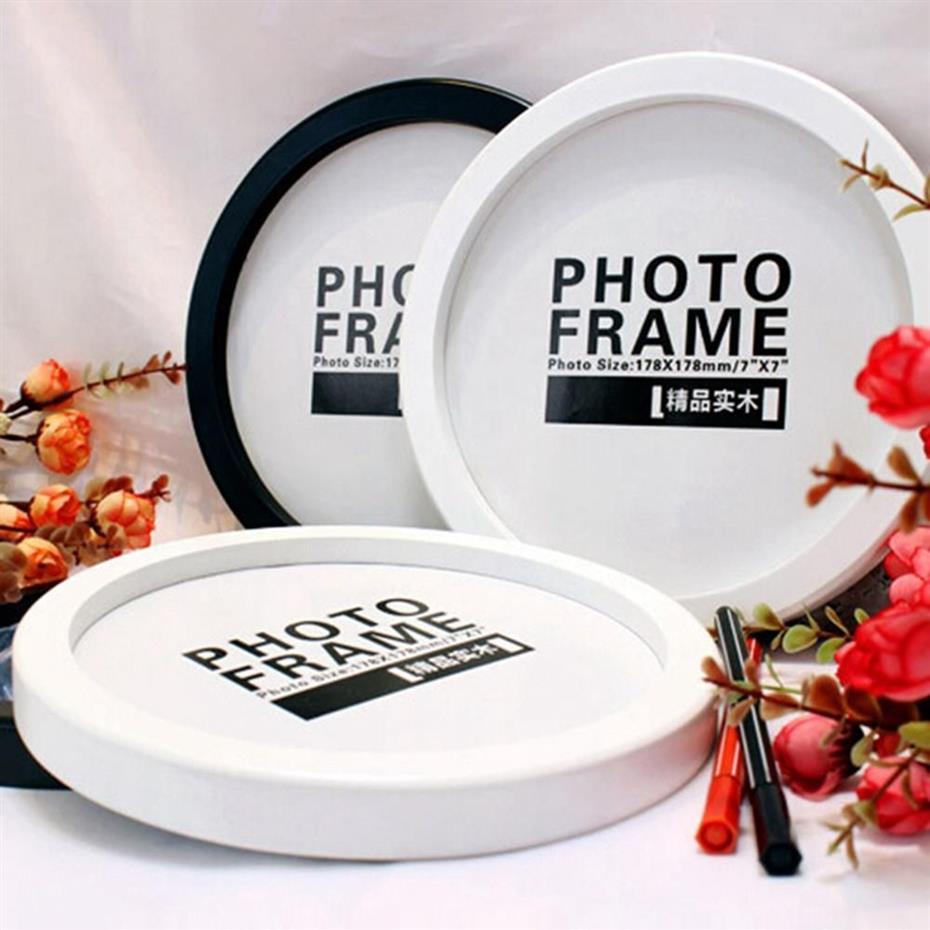 Po Frame Picture Frame Round Frames for Pictures DIY Hanging Wall Po Holder Wall Mounted Po Holder Home Decor 201211205p