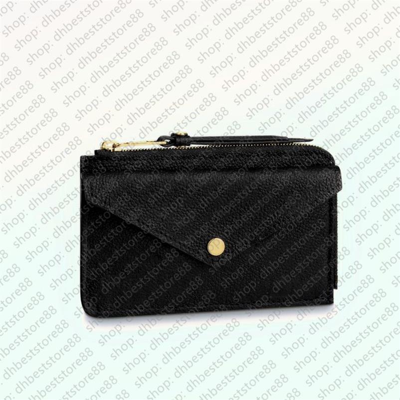 Kartenhalter Rekto Verso M69431 mit zwischen flacher Taschendesigner Mode Womens Mini Zippy Organizer Wallet Coin Tasche250z