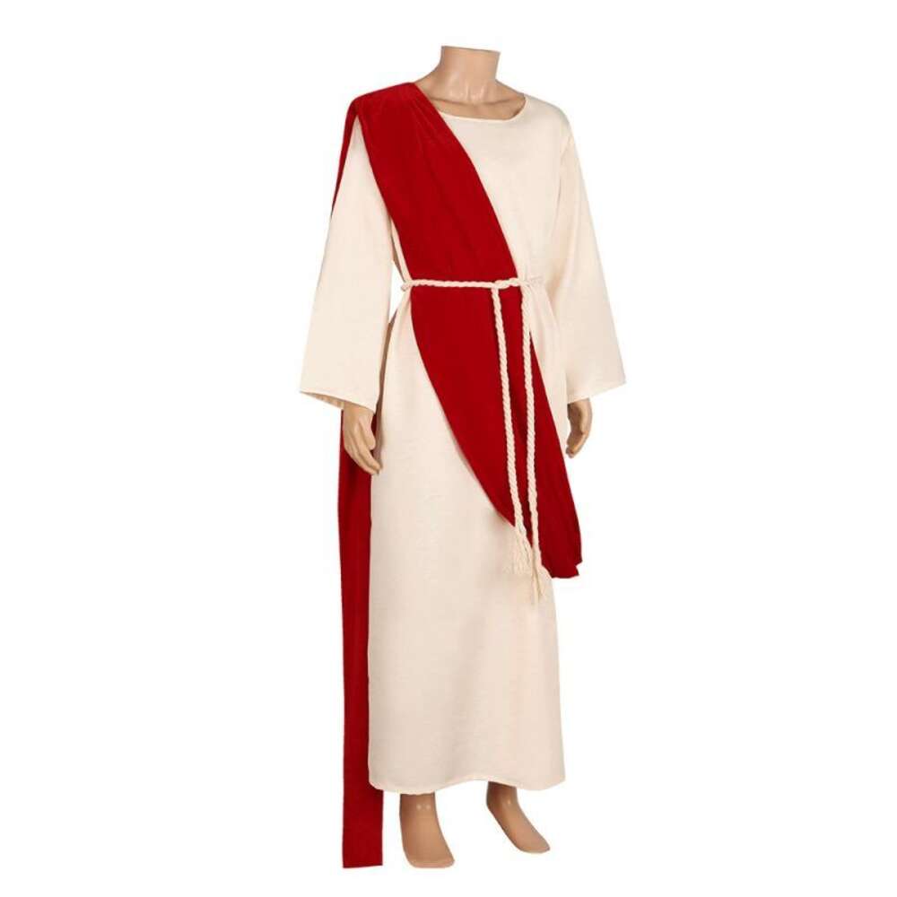cosplay Medieval Missionary Costume Halloween Roman Coaply Clothing Adult Stage Costumes Ancient Greeks Robe