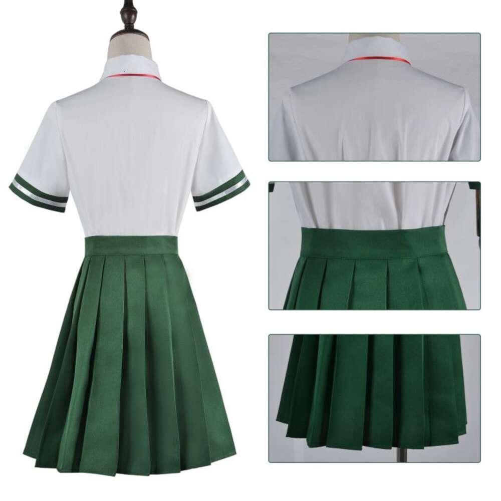 Anime Iwado Cosplay JK Uniform Skirt Suzume No Tojimari Heroine Wig Accessories Halloween Stage Costumes Hairpiece