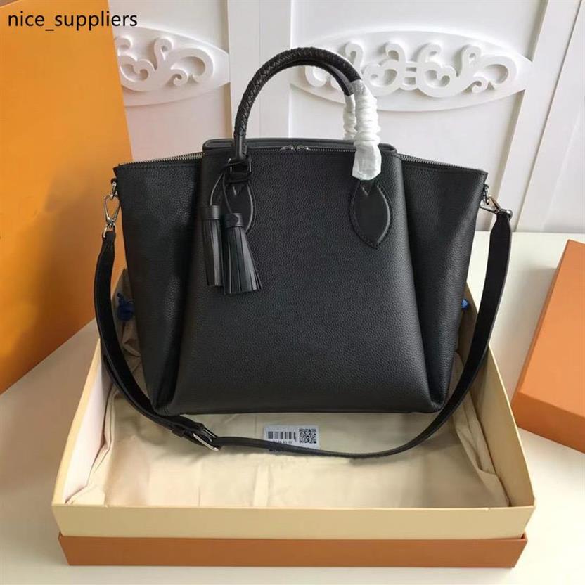 M55029 Haumea Tapés Haumea sacs à main de la mode Mahlna Zipper Sac Crossbody Femmes Real Le cuir Sacs d'épaule avec gland M5502017