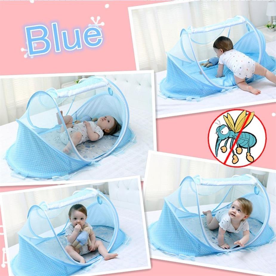 Neugeborenen Schlaf Krippe Netting Tragbare Faltbare Polyester Baby Bett Moskito Net Spielen Zelt Kinder273x