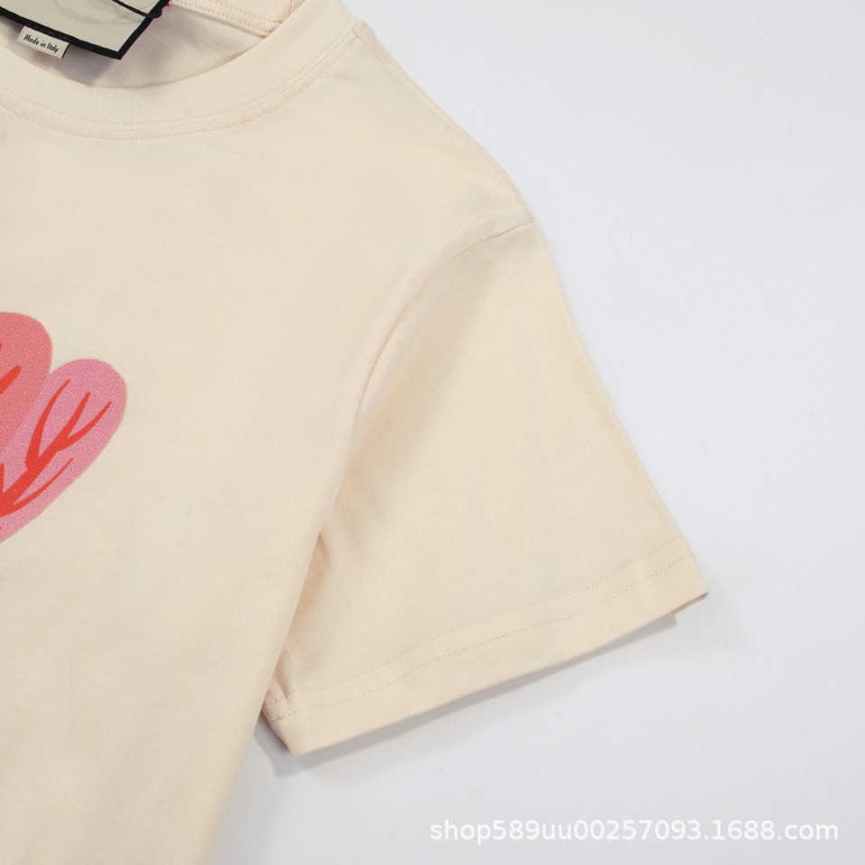 Designer-Damenbekleidung 20 % Rabatt Shirt Frühjahr 2023 T-Shirt High Edition Familie Rundhals Top Abstraktes Kaninchen Design Sense Unisex