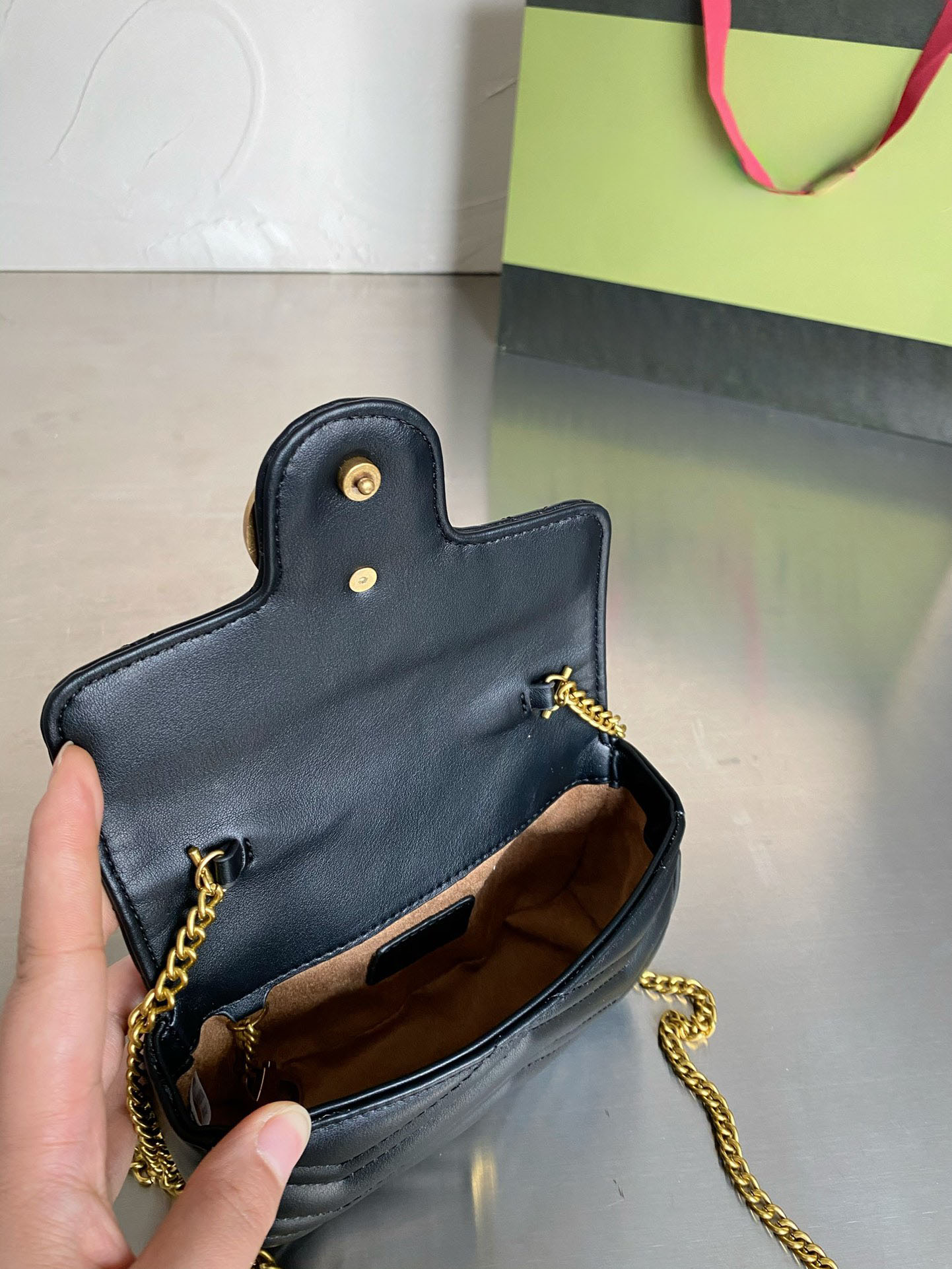 Nya damer lyxiga shoppingväska kosmetisk väska designer handväska plånbok kortväska mode väska 3-i-1 kombination väska ko väska crossbody väska mobiltelefon väska