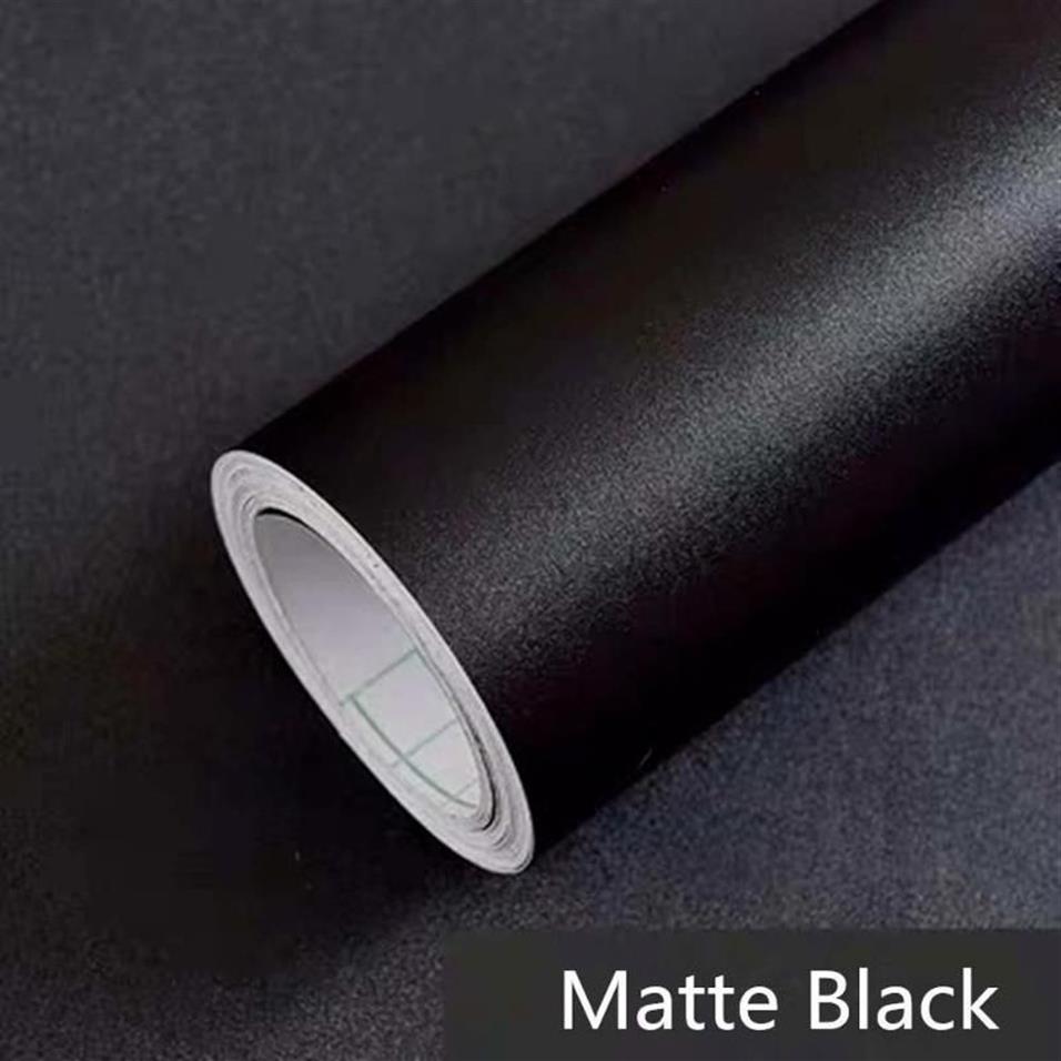 Обои матовые черные самоклеющиеся контактная бумага ящик для снятия пленки съемное украшение современные обои Papel Pared258I