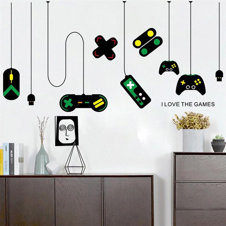 Spiel Griff Aufkleber Hause Aufkleber Poster PVC Wandbild Videospiel Aufkleber Gamer Zimmer Dekor JS22273e