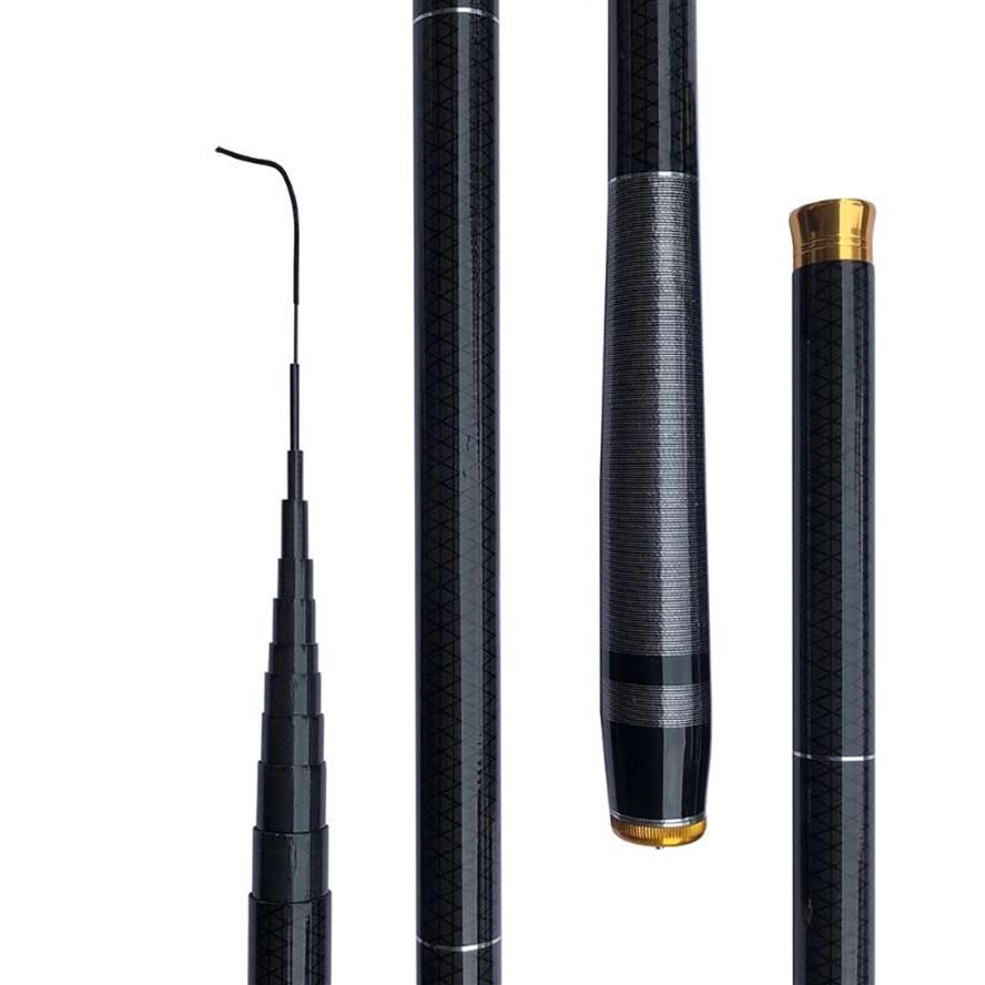 قضبان صيد القوارب GDA Carbon Carbon Rod Tream Pole Carp Feeder Tenkara 3 6-7 2M259S