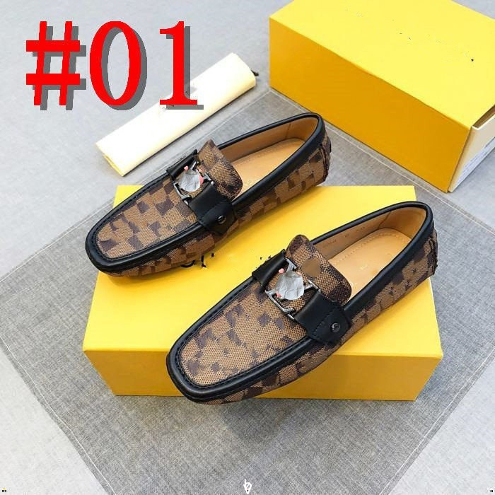 Men luxurious Brand Handmade slip on Shoes Genuine Leather Designer Loafers Men Italian Fashion Dress Shoes black brown Moccasins