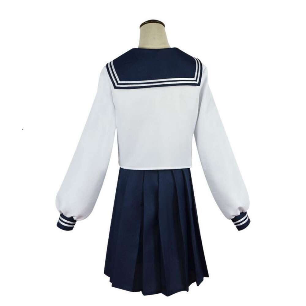 Anime amanai cosplay terno de marinheiro e peruca jujutsu kaisen uniforme escolar saia halloween trajes riko s