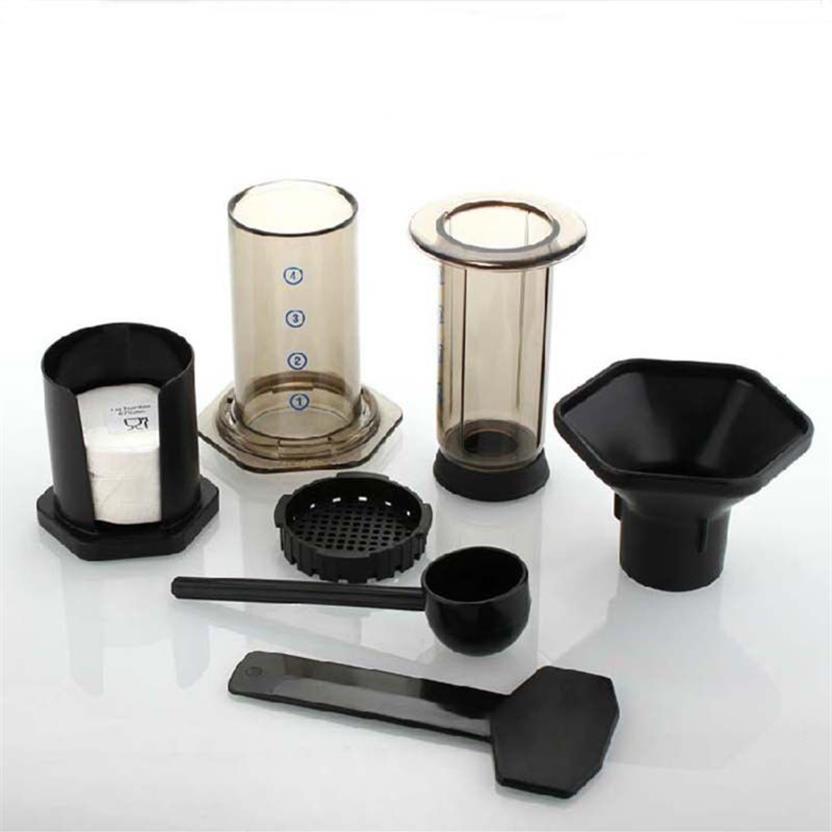 2020 nouveau nouveau filtre verre expresso cafetière Portable café français presse CafeCoffee Pot pour AeroPress Machine C1030227Q