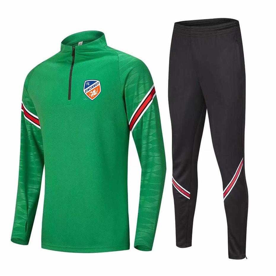 21-22 FC Cincinnati Męska drużyna piłkarska Men TrackSuits Stanbul Basaksehir FK Set Set Dostosuj logo Tean Football Train323L