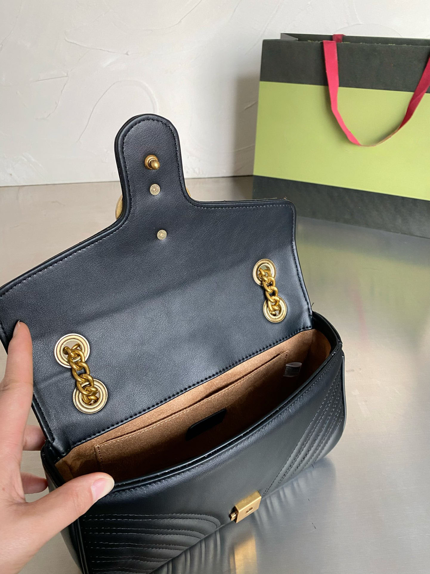 Nuova borsa la spesa di lusso da donna Borsa cosmetici Borsa di design Borsa carte di portafoglio Borsa di moda Borsa combinata 3 in 1 Borsa mucca Borsa a tracolla Borsa cellulare