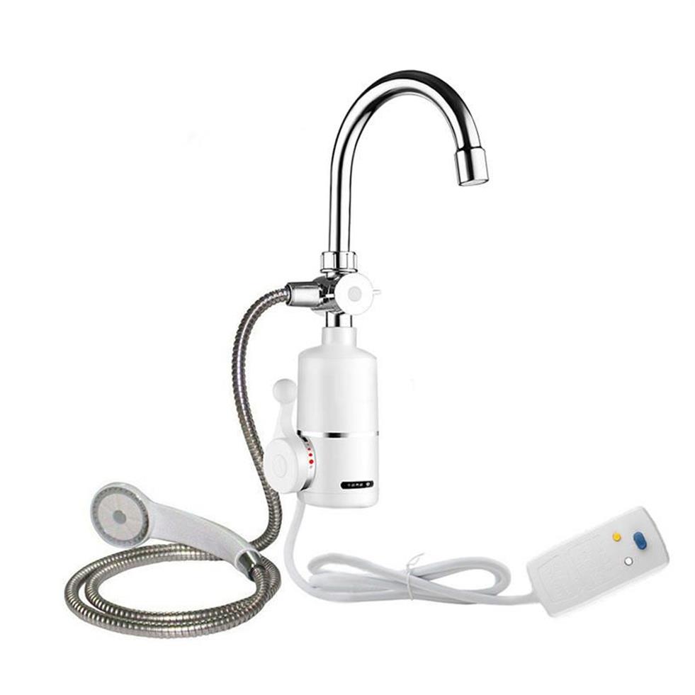 2000 W łazience Instant Water Tap Electric Water Seatter Bez zbiornik podgrzewacz wody z głowicą prysznicowym342L